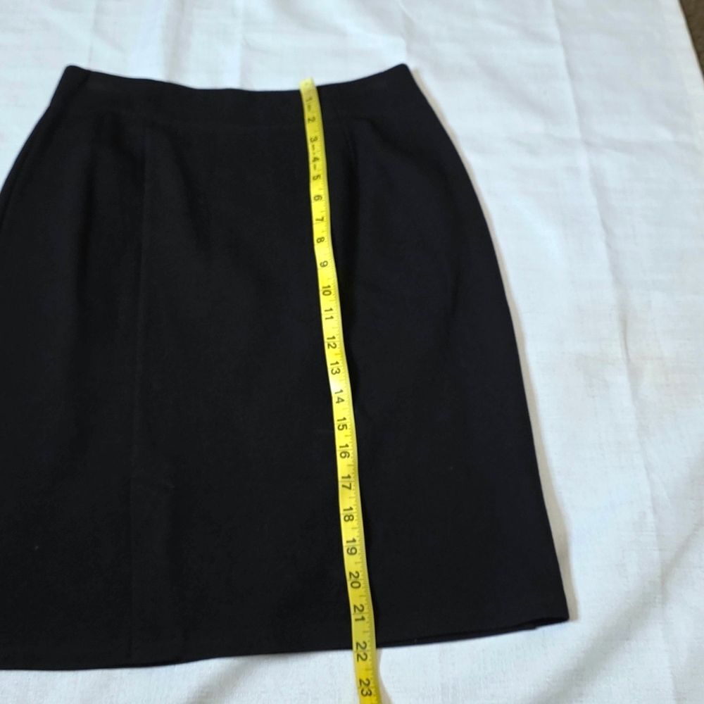 Eileen Fisher Black Pull-on Pencil Skirt Size XS - Picture 2 of 9